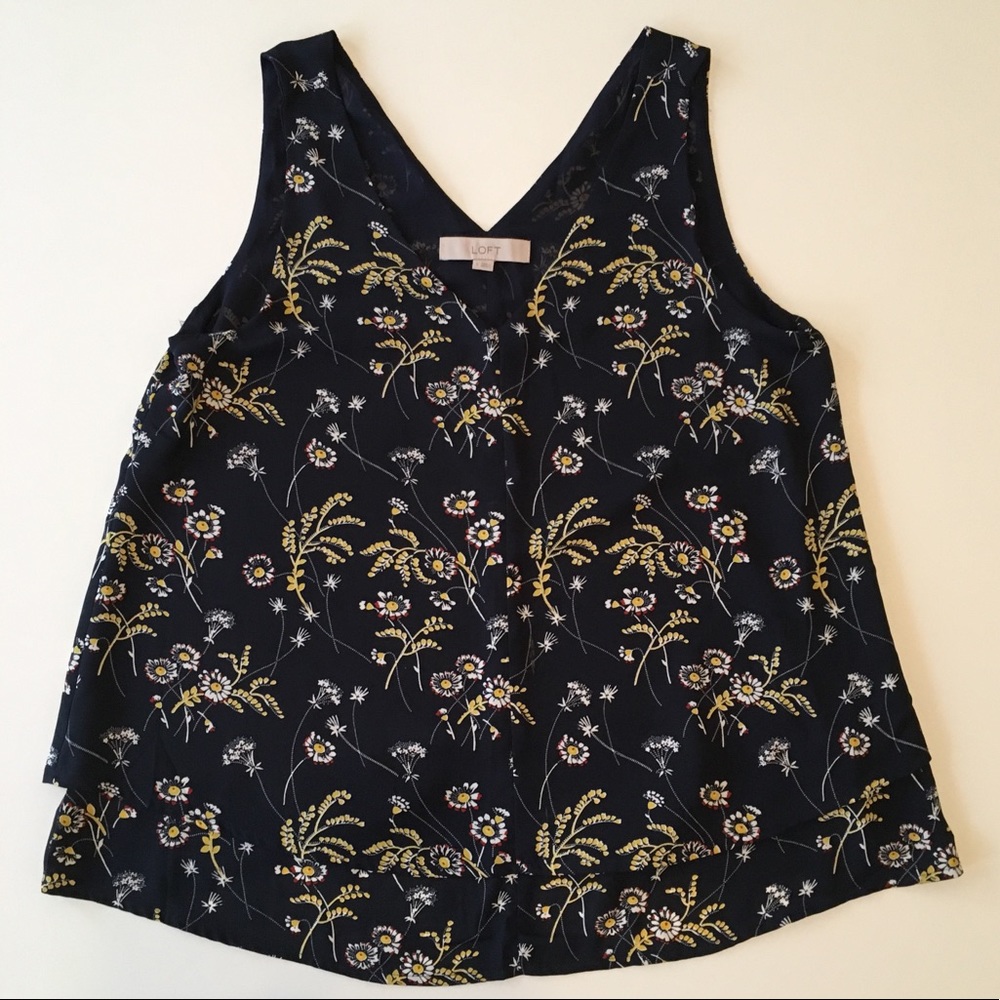 Ann Taylor Floral Blouse